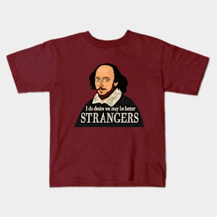 William Shakespeare funny quote from As You Like It Kids T-Shirt